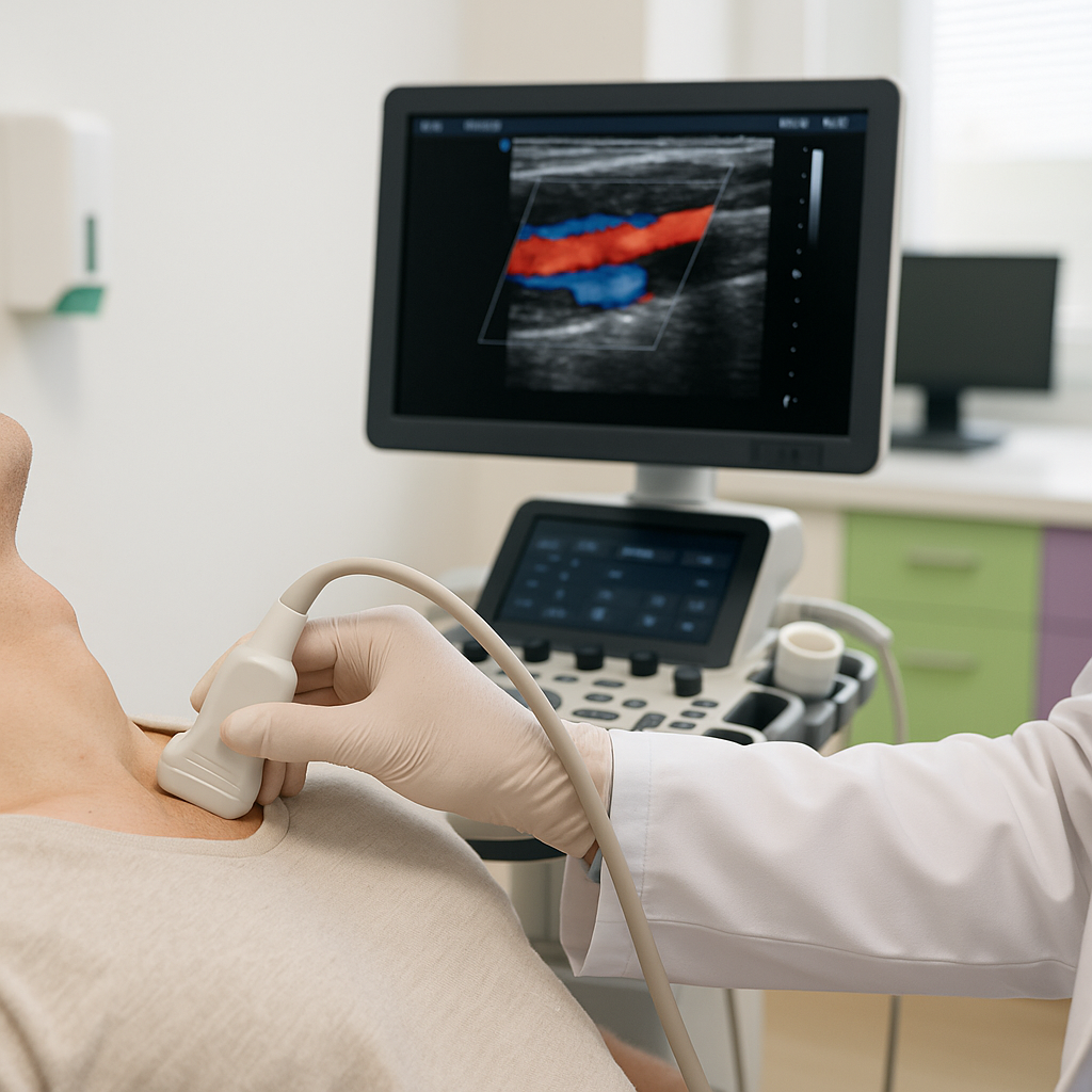 Halsgefäß-Sonografie